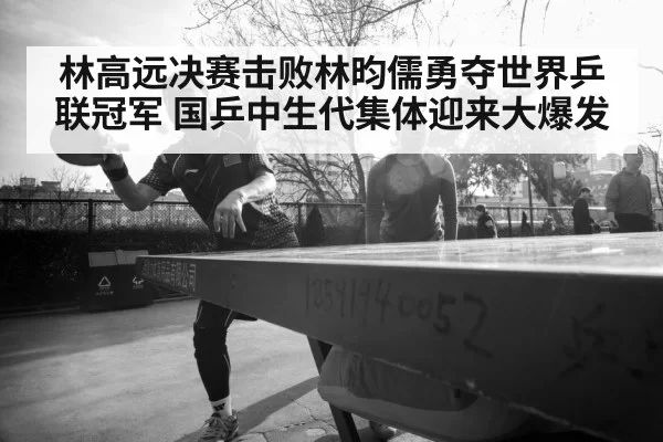 林高远决赛击败林昀儒勇夺世界乒联冠军　　国乒中生代集体迎来大爆发